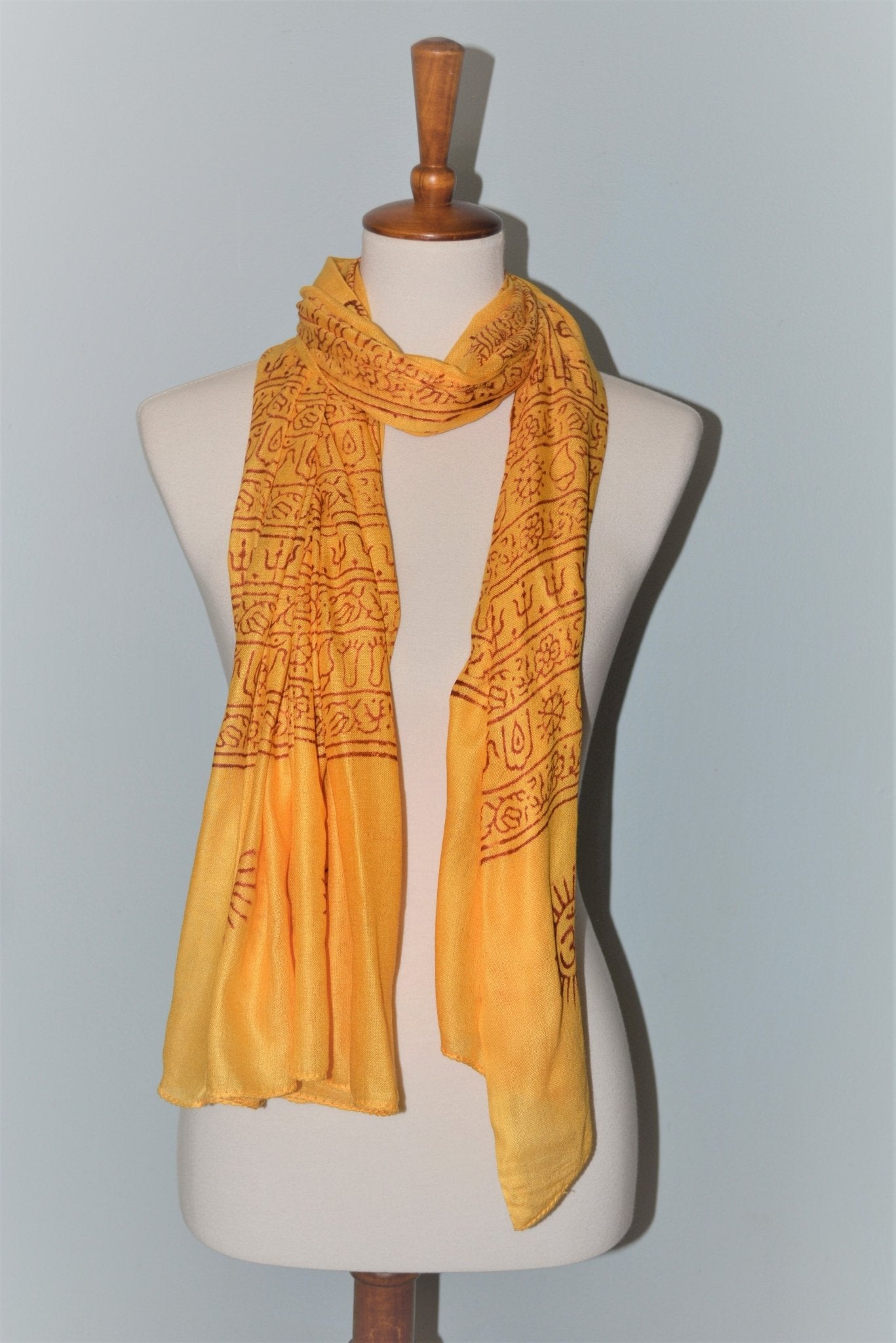 OM Ganesha Mantra Meditation Prayer Shawl - Bills Deals