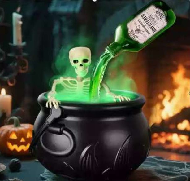 Premium Floating Potion Cauldron Halloween Kit - Easy Setup, Spooky Atmosphere, Splash ProtectionHalloween decorations