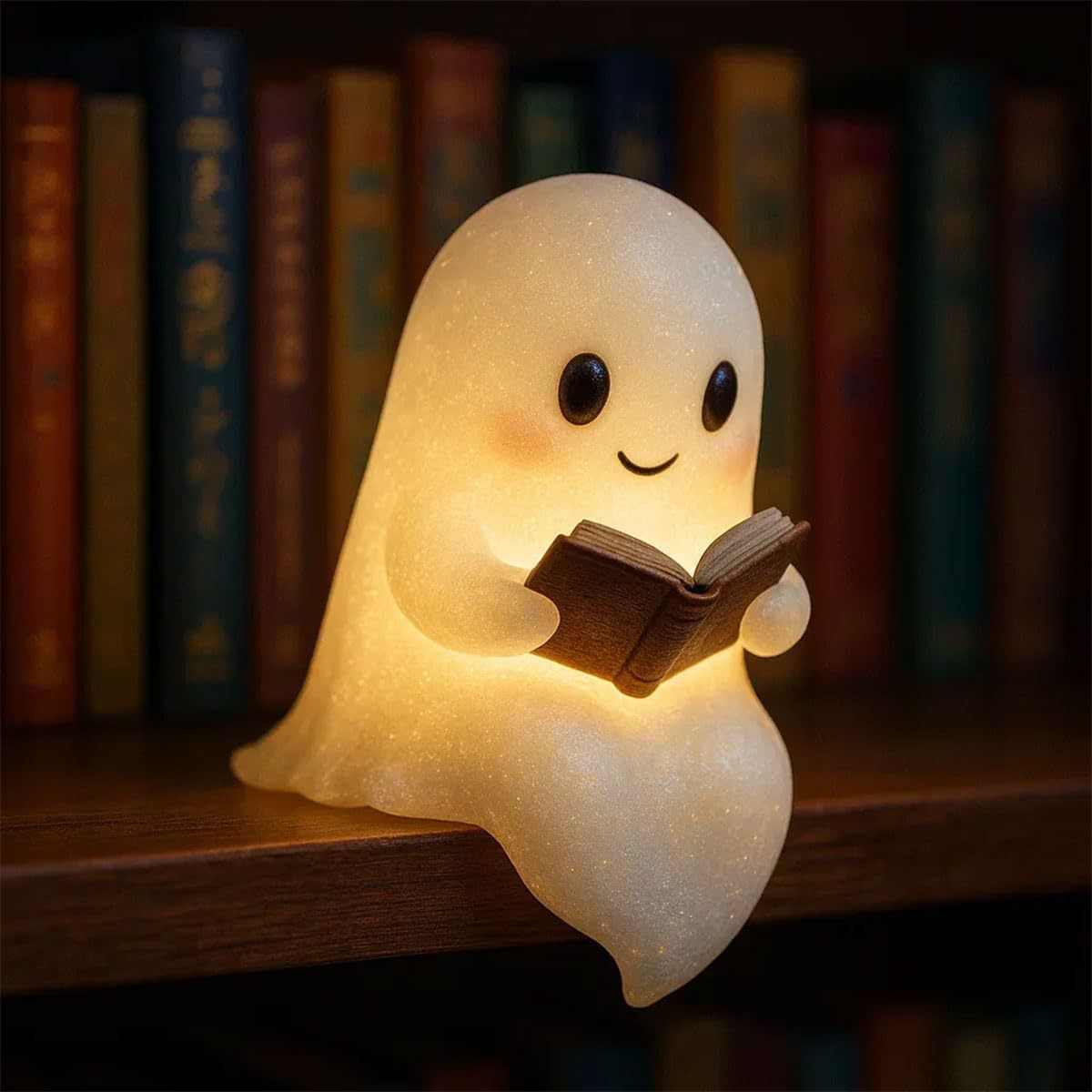 Ghost Night Light with Realistic Candle Light - Cozy and Fun AtmosphereHalloween decorations