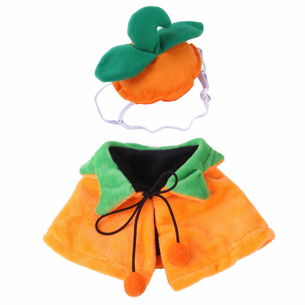 Halloween Pumpkin Double - sided Dog Cloak Cat Halloween Ornaments - Bills Deals Halloween decorations