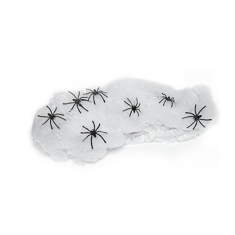 Halloween Decoration Cotton Spider Web Atmosphere Layout Props - Bills Deals Halloween decorations