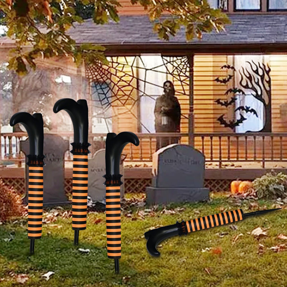 Halloween Decorations Inverted Elf Leg Layout Props - Bills Deals Halloween decorations