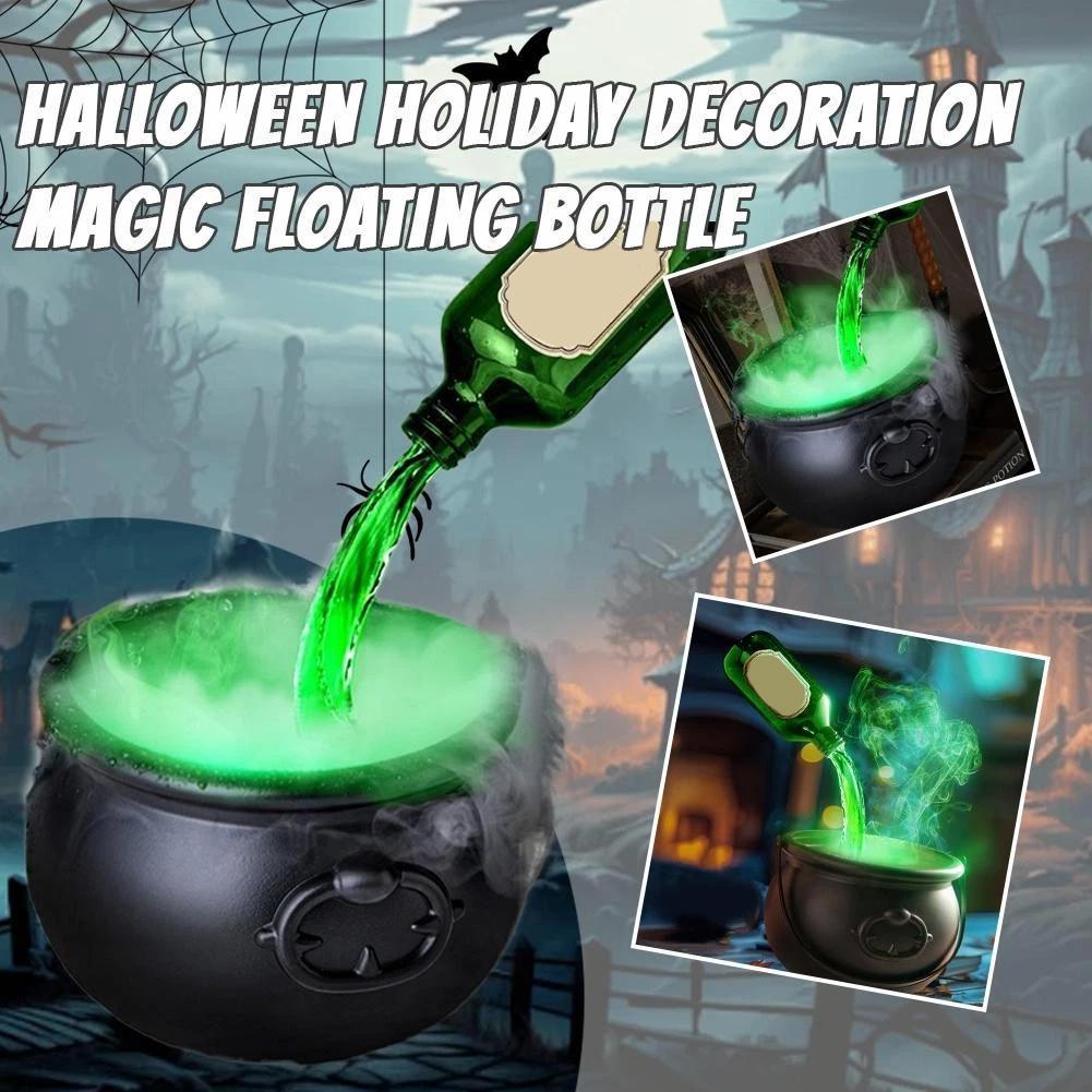 Premium Floating Potion Cauldron Halloween Kit - Easy Setup, Spooky Atmosphere, Splash ProtectionHalloween decorations