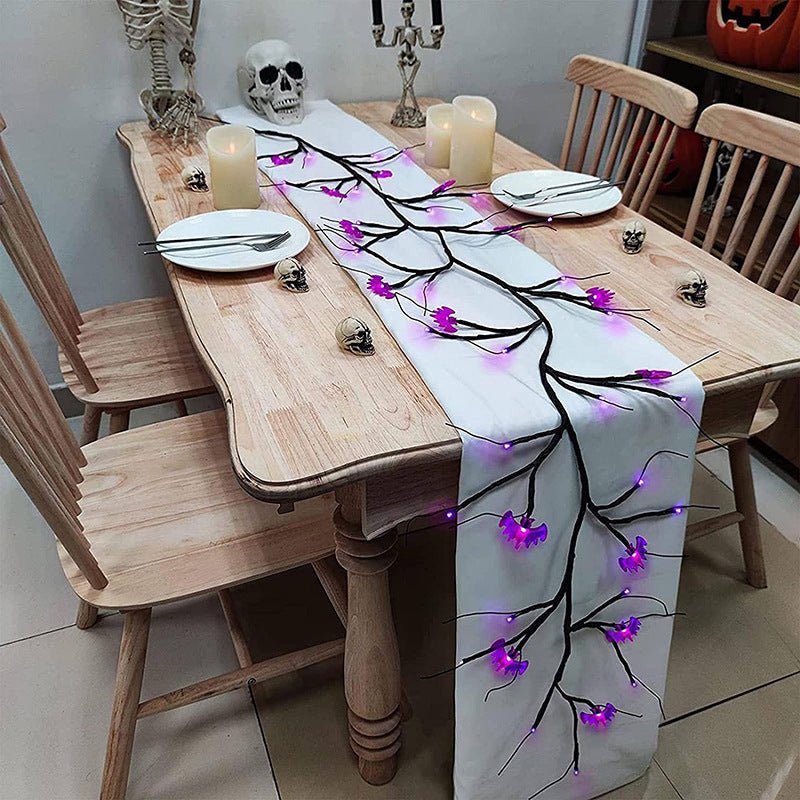 Cartoon Bat Pumpkin LED Vine String Lights for Halloween Party DecorHalloween decorations