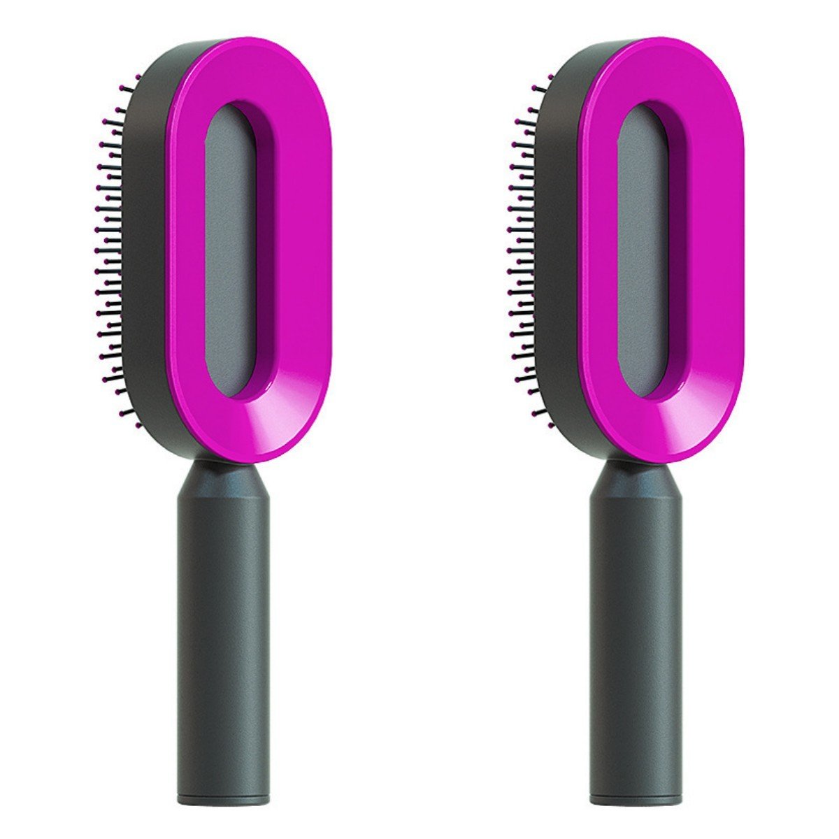 Self Cleaning Hair Brush For Women One - key Cleaning Hair Loss Airbag Massage Scalp Comb Anti - Static Hairbrush - Bills Deals Health & beauty