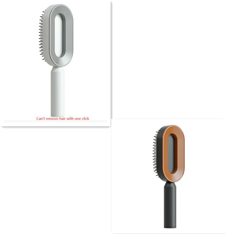 Self Cleaning Hair Brush For Women One - key Cleaning Hair Loss Airbag Massage Scalp Comb Anti - Static Hairbrush - Bills Deals Health & beauty