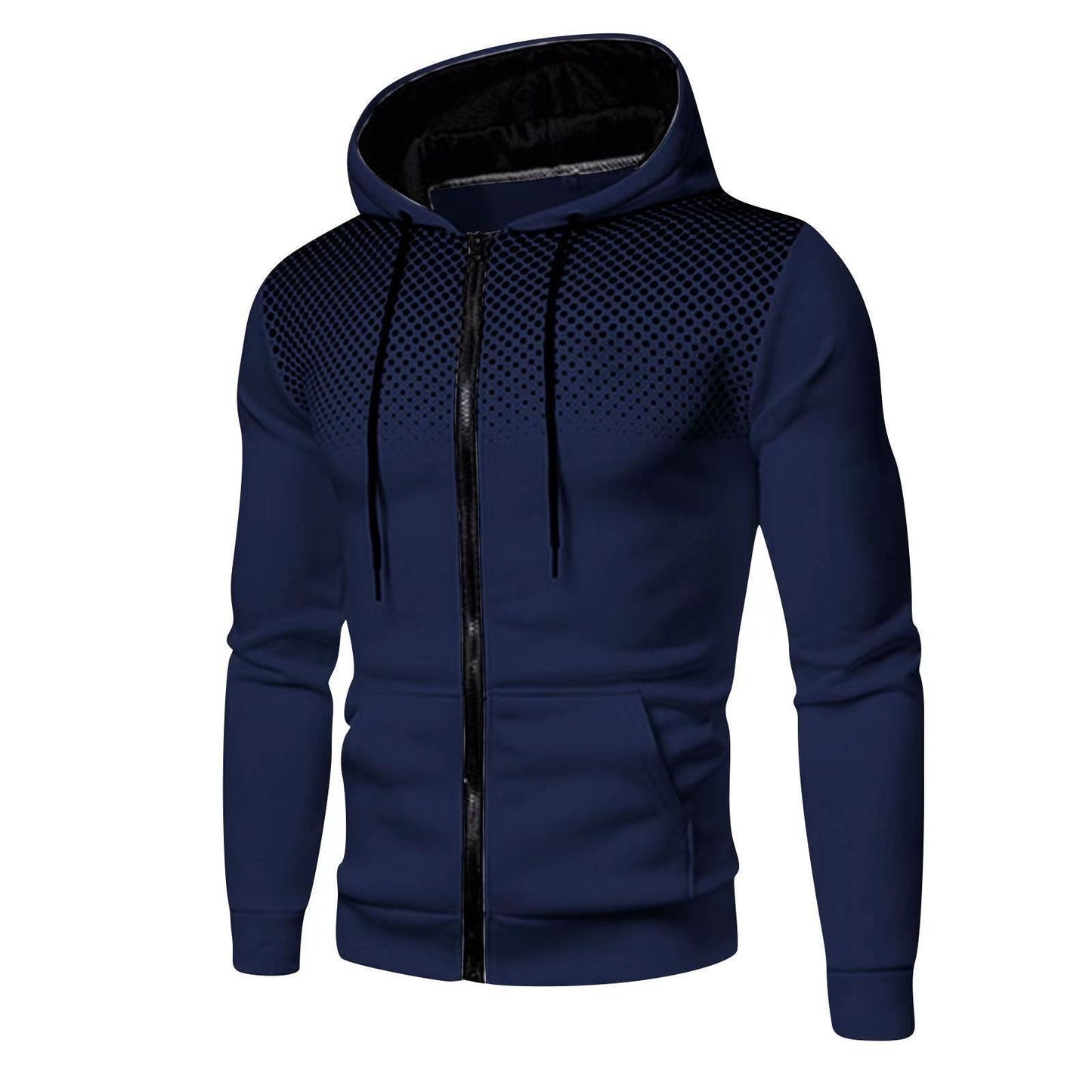 Sweater Men's Sports Fitness Zip - up Shirt - Bills Deals Men's clothing