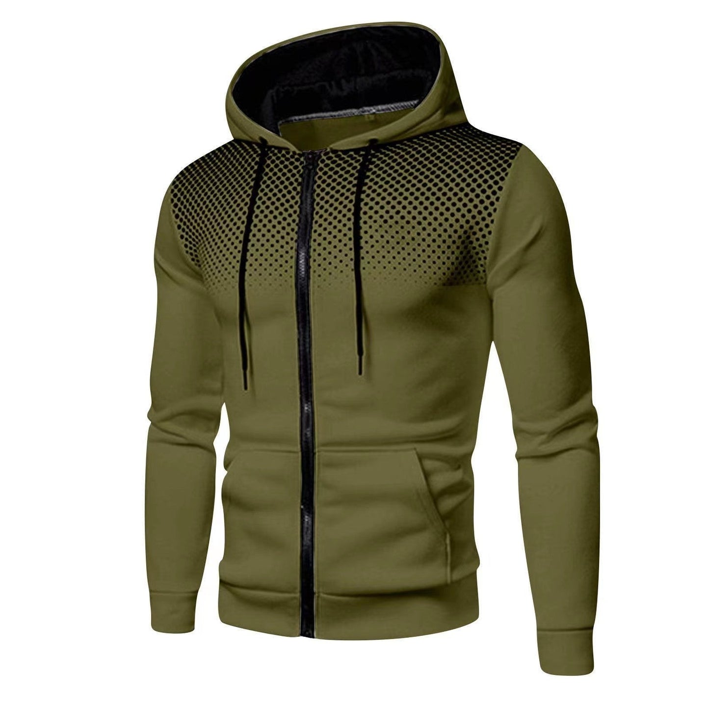 Sweater Men's Sports Fitness Zip - up Shirt - Bills Deals Men's clothing