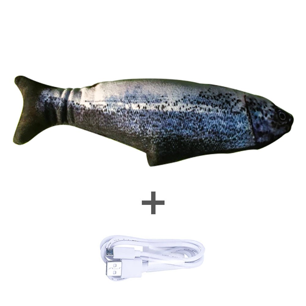 Without Cat Nip Version - Electric Jumping Fish Simulation Electric Fish Toy - Bills Deals Pet accessories