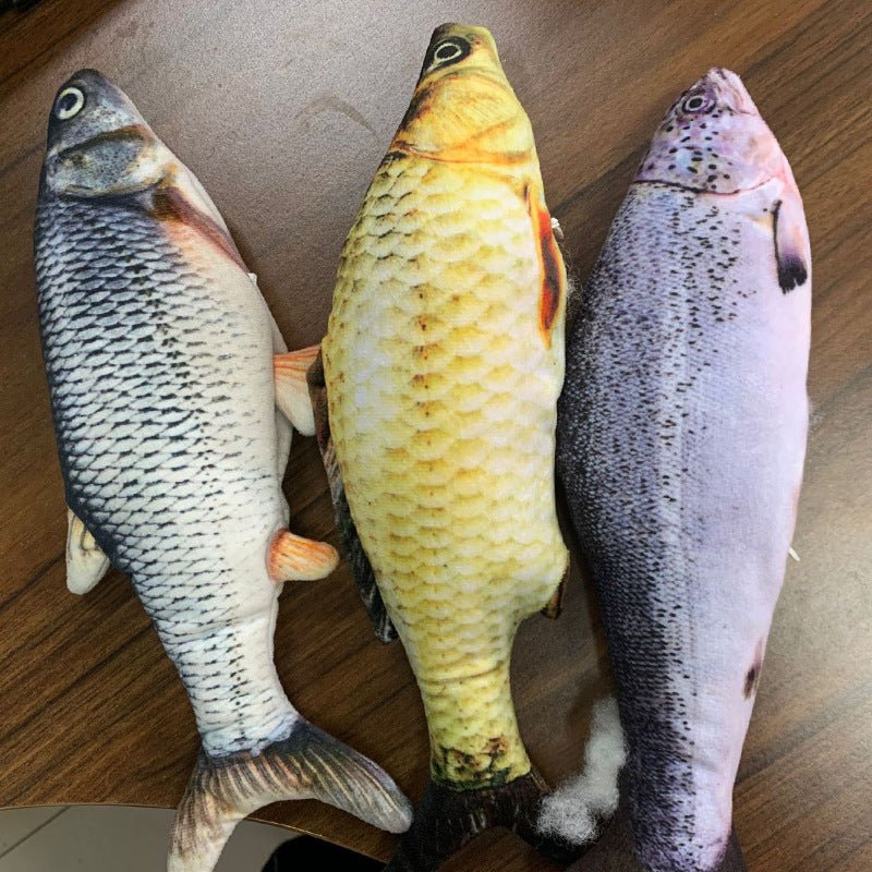 Without Cat Nip Version - Electric Jumping Fish Simulation Electric Fish Toy - Bills Deals Pet accessories