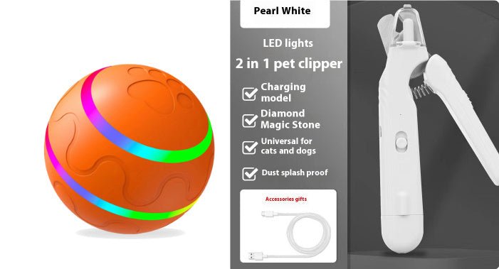 Pet Nail Clipper and Grinder with LED Lights - Precision Grooming Tool with Dust GuardPet accessories