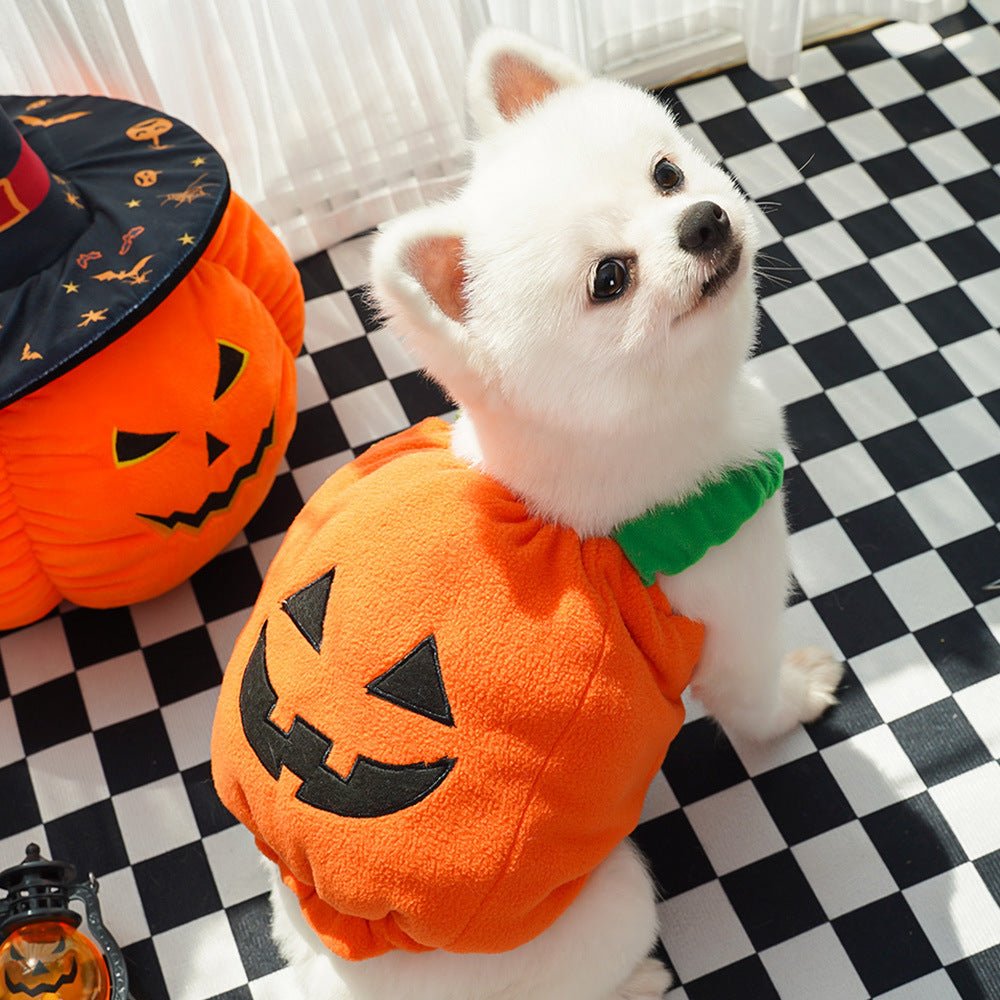 Halloween Pumpkin Pet Vest for Small AnimalsPet accessories