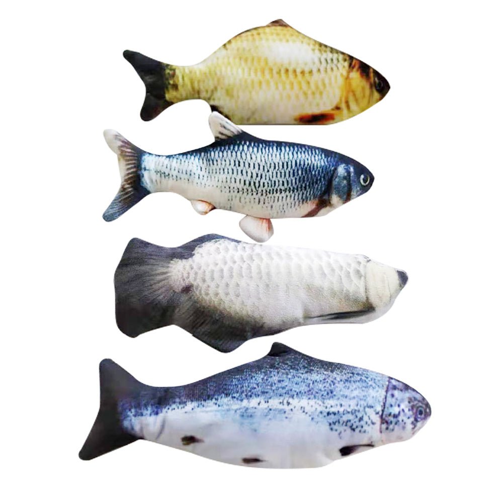 Without Cat Nip Version - Electric Jumping Fish Simulation Electric Fish Toy - Bills Deals Pet accessories