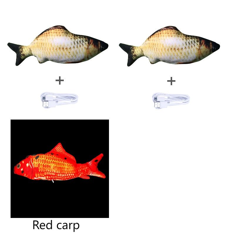 Without Cat Nip Version - Electric Jumping Fish Simulation Electric Fish Toy - Bills Deals Pet accessories