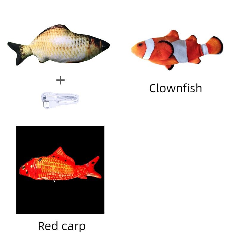 Without Cat Nip Version - Electric Jumping Fish Simulation Electric Fish Toy - Bills Deals Pet accessories
