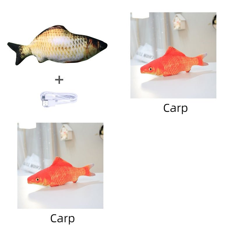Without Cat Nip Version - Electric Jumping Fish Simulation Electric Fish Toy - Bills Deals Pet accessories