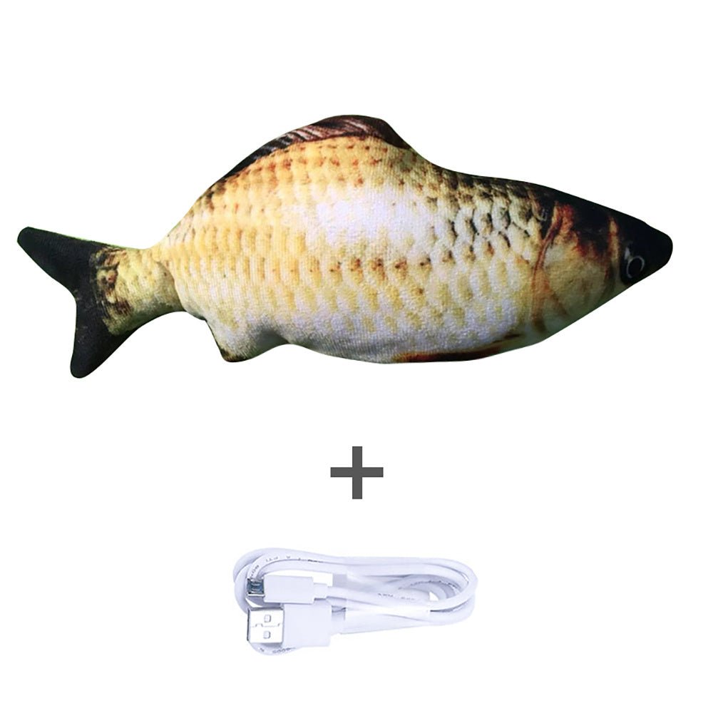 Without Cat Nip Version - Electric Jumping Fish Simulation Electric Fish Toy - Bills Deals Pet accessories