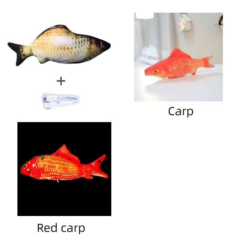 Without Cat Nip Version - Electric Jumping Fish Simulation Electric Fish Toy - Bills Deals Pet accessories