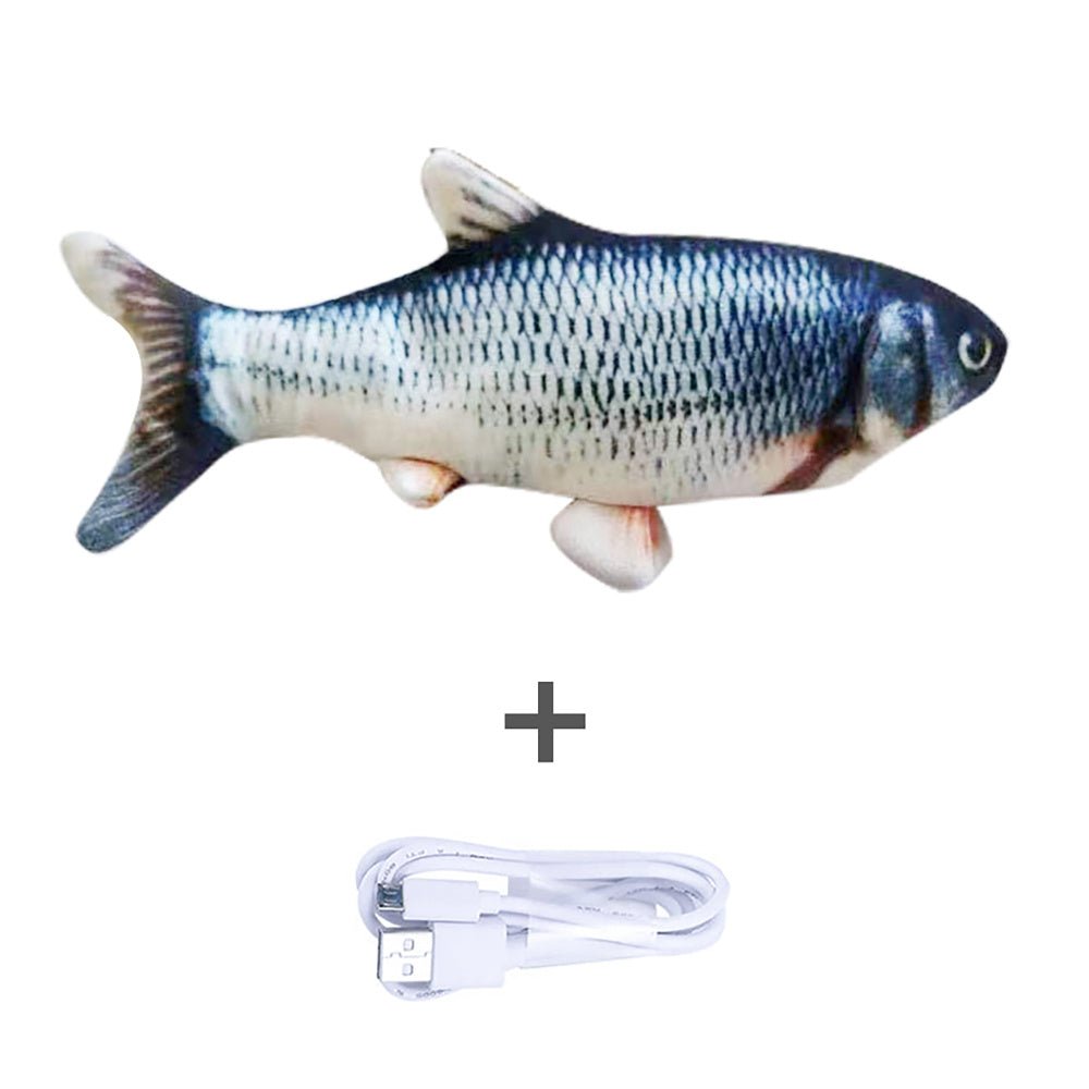 Without Cat Nip Version - Electric Jumping Fish Simulation Electric Fish Toy - Bills Deals Pet accessories