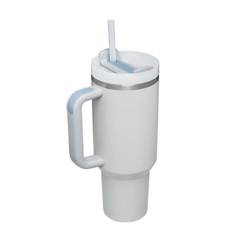 Stainless Steel Insulated Tumbler with Straw and Handle, 40 oz - Perfect Gift for Valentine's Day!tumbler cups
