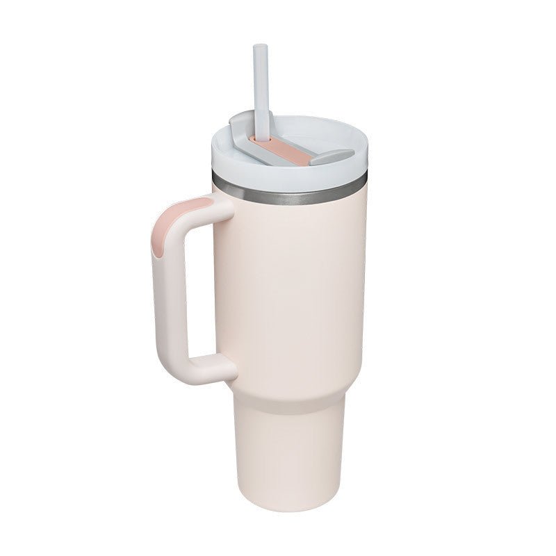 Stainless Steel Insulated Tumbler with Straw and Handle, 40 oz - Perfect Gift for Valentine's Day!tumbler cups