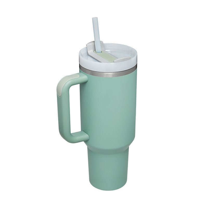 Stainless Steel Insulated Tumbler with Straw and Handle, 40 oz - Perfect Gift for Valentine's Day!tumbler cups