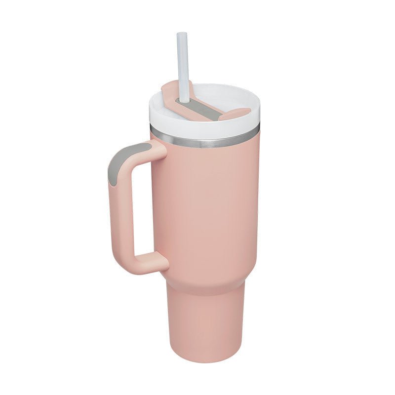 Stainless Steel Insulated Tumbler with Straw and Handle, 40 oz - Perfect Gift for Valentine's Day!tumbler cups