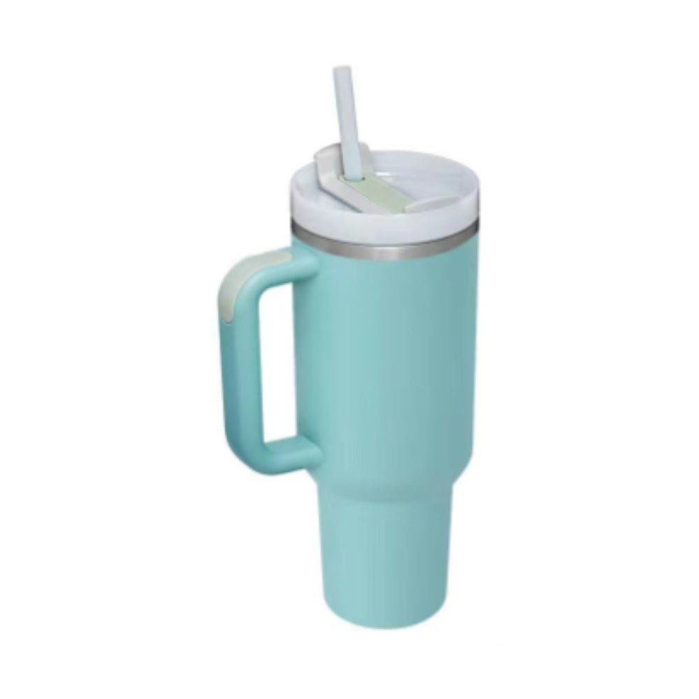 Stainless Steel Insulated Tumbler with Straw and Handle, 40 oz - Perfect Gift for Valentine's Day!tumbler cups