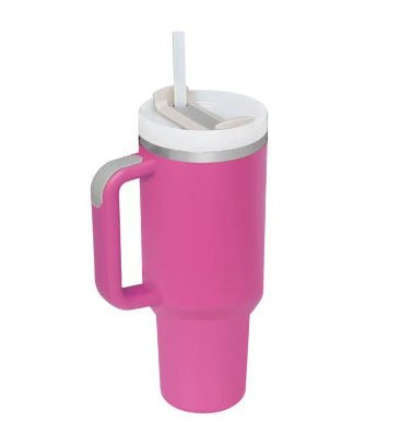Stainless Steel Insulated Tumbler with Straw and Handle, 40 oz - Perfect Gift for Valentine's Day!tumbler cups