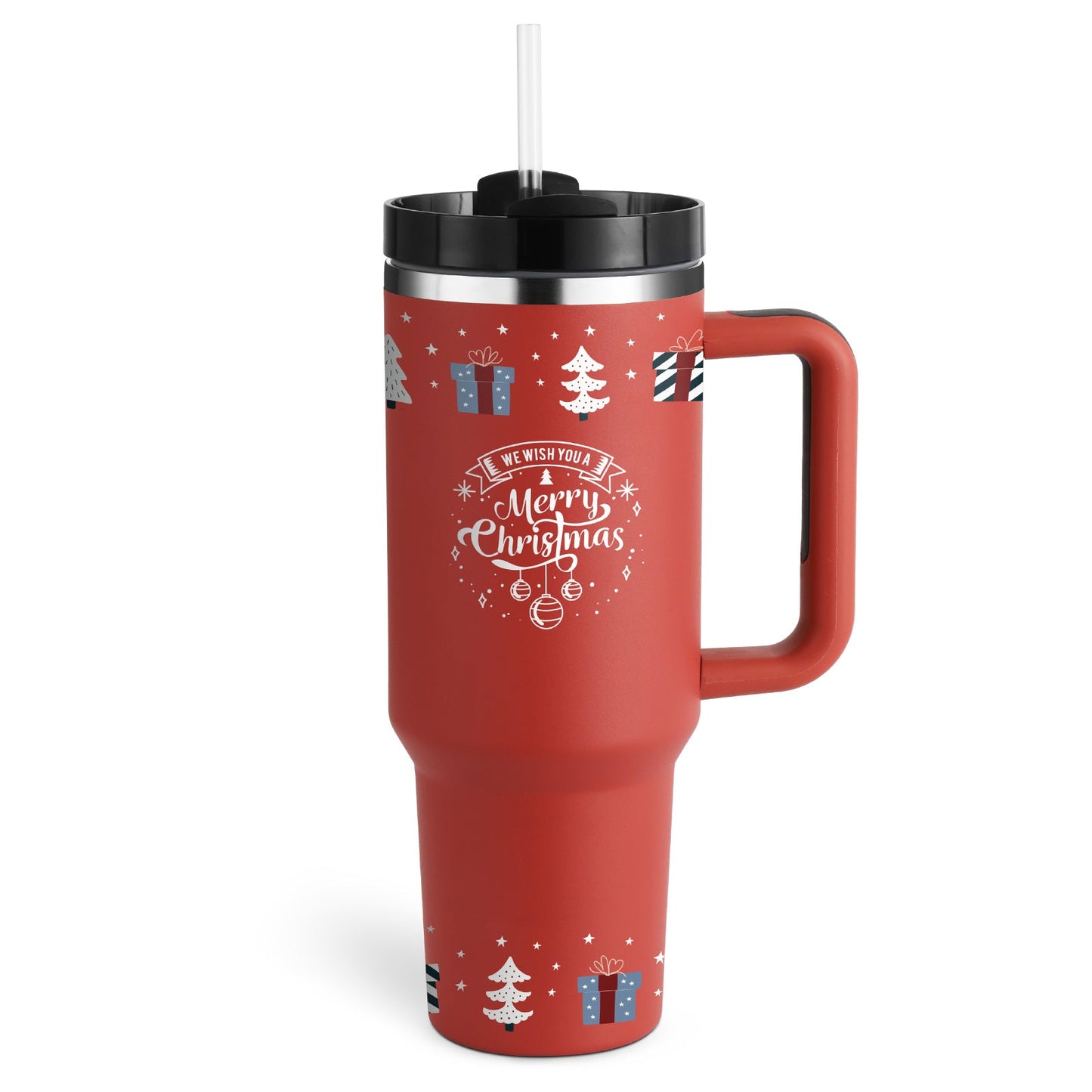 Stainless Steel Insulated Tumbler with Straw and Handle, 40 oz - Perfect Gift for Valentine's Day!tumbler cups
