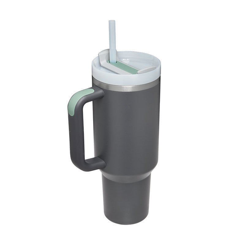 Stainless Steel Insulated Tumbler with Straw and Handle, 40 oz - Perfect Gift for Valentine's Day!tumbler cups