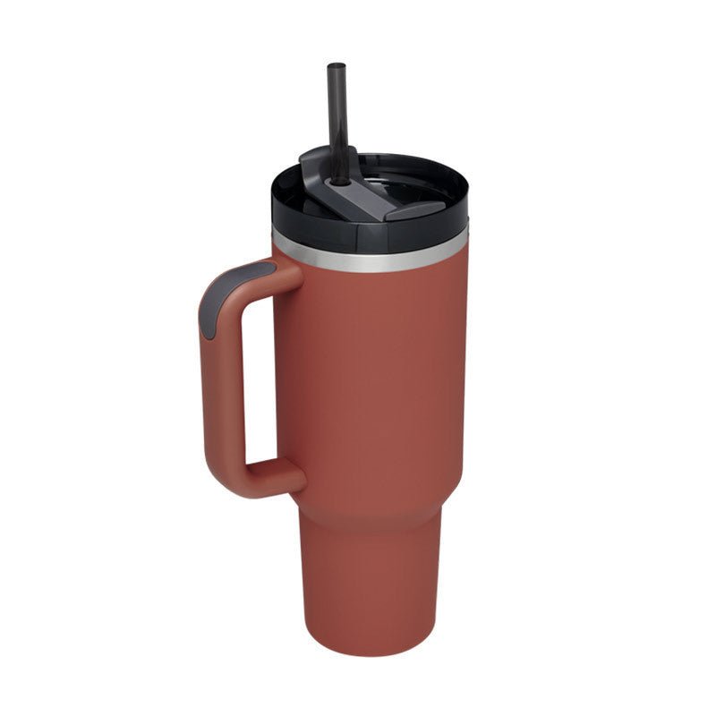 Stainless Steel Insulated Tumbler with Straw and Handle, 40 oz - Perfect Gift for Valentine's Day!tumbler cups