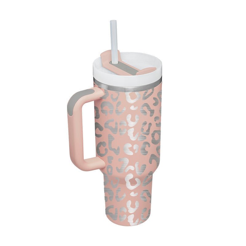 Stainless Steel Insulated Tumbler with Straw and Handle, 40 oz - Perfect Gift for Valentine's Day!tumbler cups