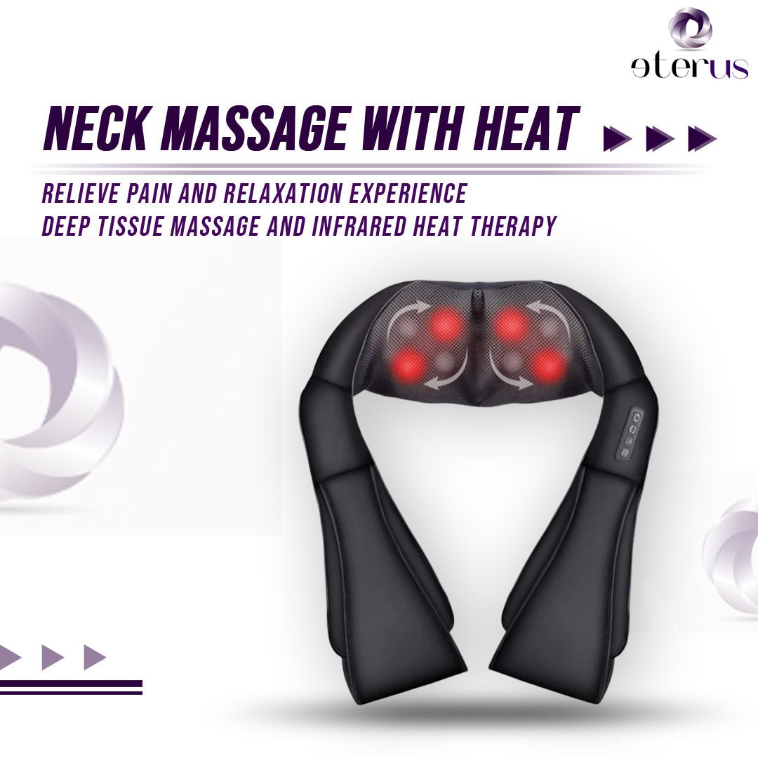 Neck and Shoulder Massager w/Heat - Bills Deals