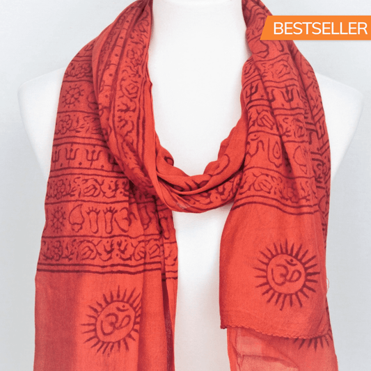 OM Ganesha Mantra Meditation Prayer Shawl - Bills Deals