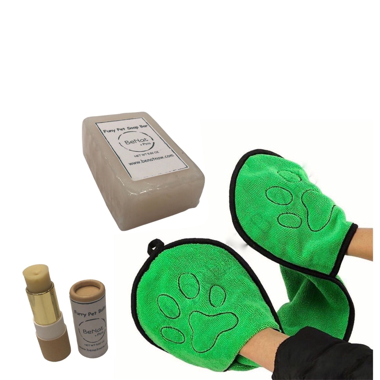 BeNat Pets. 3 - Pack Pet Grooming Bundle. - Bills Deals