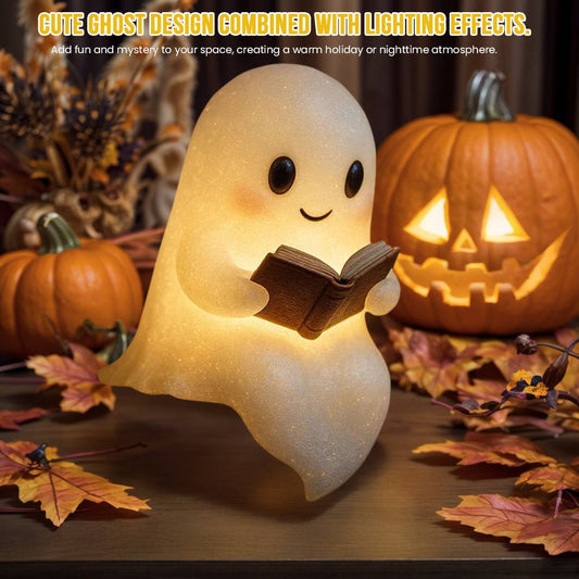 Ghost Night Light with Realistic Candle Light - Cozy and Fun AtmosphereHalloween decorations