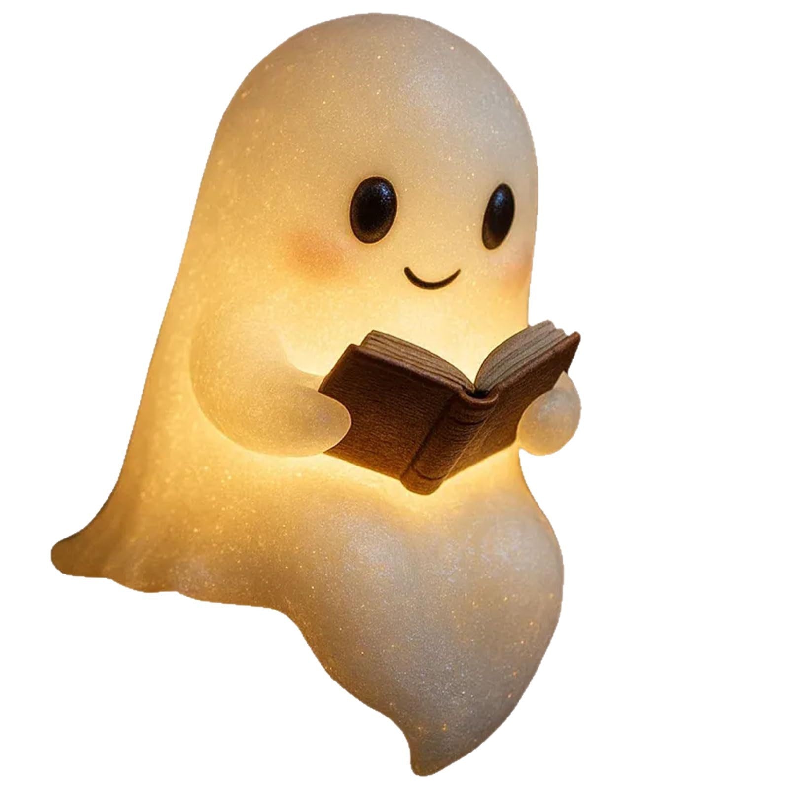 Ghost Night Light with Realistic Candle Light - Cozy and Fun AtmosphereHalloween decorations