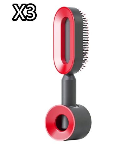 Self Cleaning Hair Brush For Women One - key Cleaning Hair Loss Airbag Massage Scalp Comb Anti - Static Hairbrush - Bills Deals Health & beauty