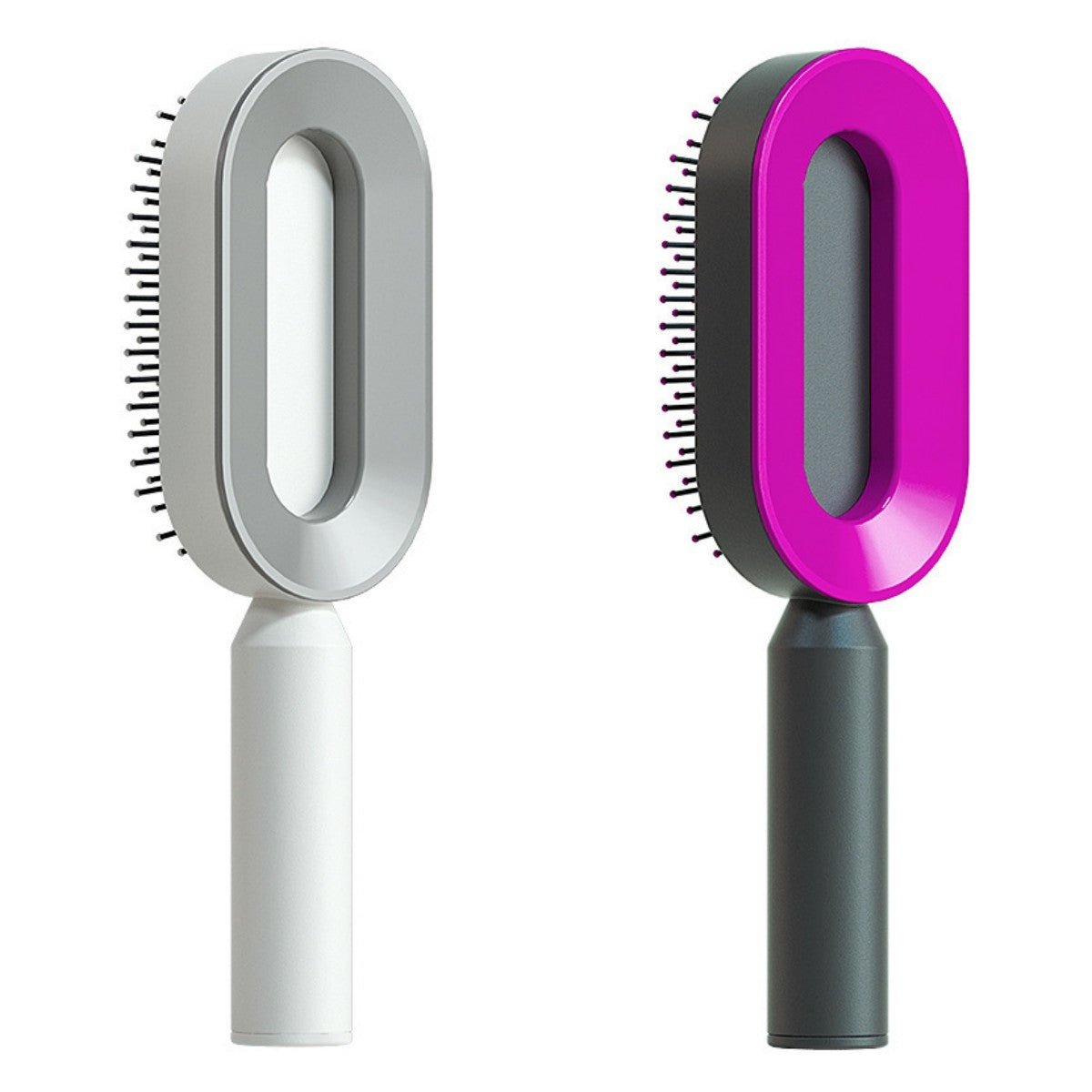 Self Cleaning Hair Brush For Women One - key Cleaning Hair Loss Airbag Massage Scalp Comb Anti - Static Hairbrush - Bills Deals Health & beauty