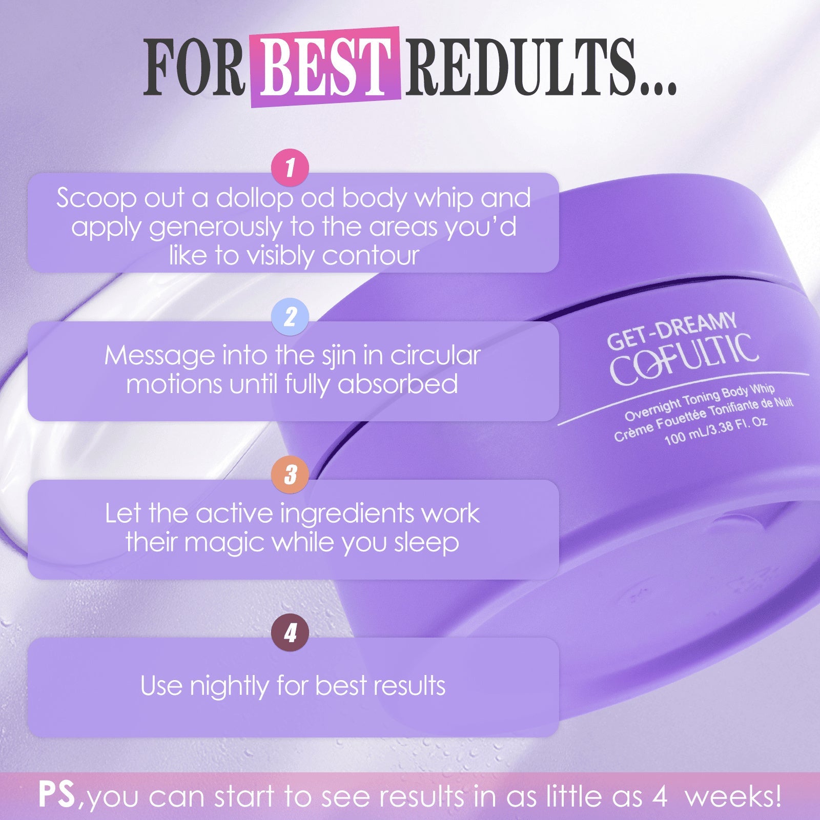 Cofultic Night Sleep Tightening Cream Flat Wrinkles - Bills Deals Health & beauty