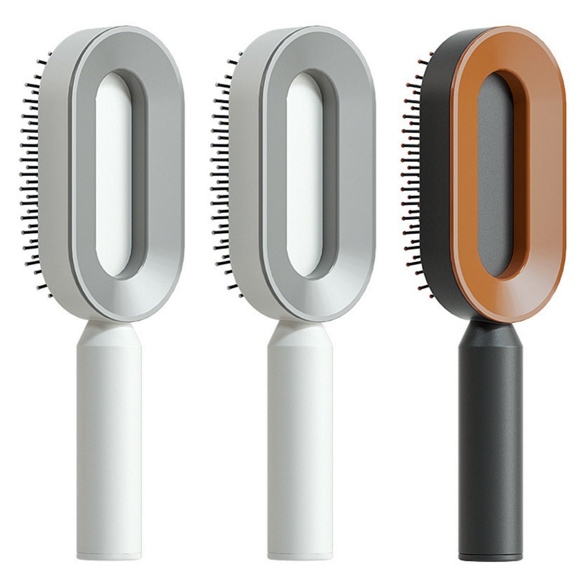 Self Cleaning Hair Brush For Women One - key Cleaning Hair Loss Airbag Massage Scalp Comb Anti - Static Hairbrush - Bills Deals Health & beauty