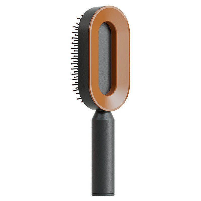 Self Cleaning Hair Brush For Women One - key Cleaning Hair Loss Airbag Massage Scalp Comb Anti - Static Hairbrush - Bills Deals Health & beauty