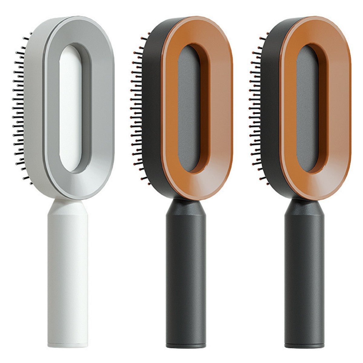 Self Cleaning Hair Brush For Women One - key Cleaning Hair Loss Airbag Massage Scalp Comb Anti - Static Hairbrush - Bills Deals Health & beauty