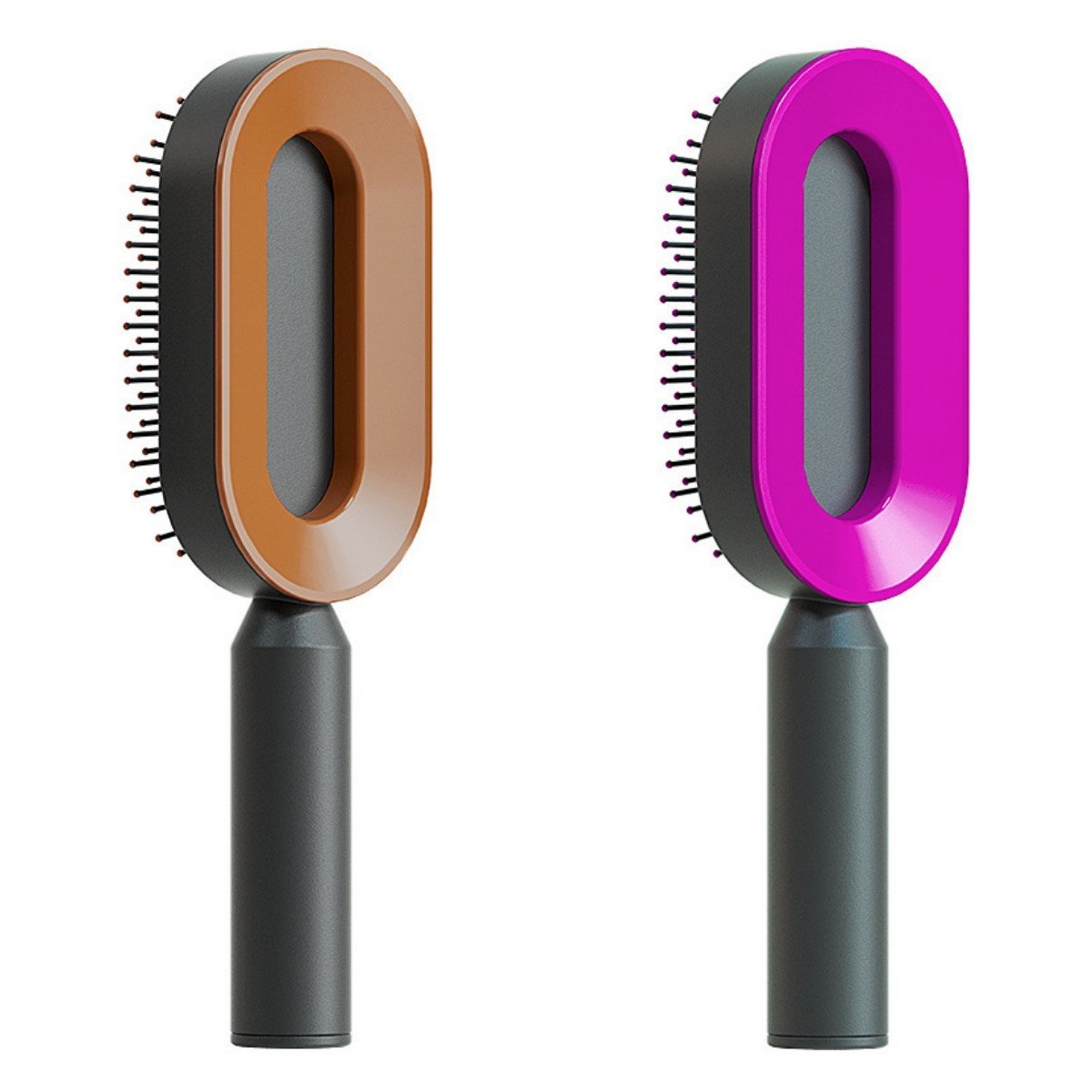 Self Cleaning Hair Brush For Women One - key Cleaning Hair Loss Airbag Massage Scalp Comb Anti - Static Hairbrush - Bills Deals Health & beauty
