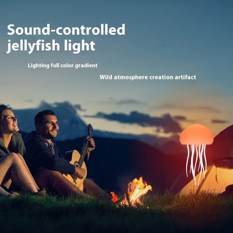 Jellyfish Mood Lamp LED Jellyfish Night Light Portable Jellyfish Lamp Jellyfish Decorations Smart Table Lamp For Bedside Desk - Bills Deals lighting