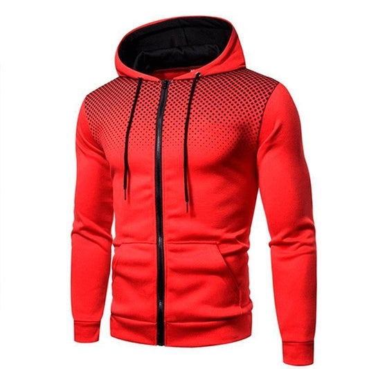 Sweater Men's Sports Fitness Zip - up Shirt - Bills Deals Men's clothing