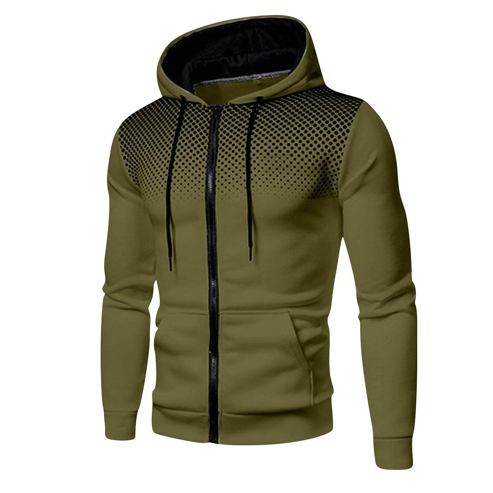 Sweater Men's Sports Fitness Zip - up Shirt - Bills Deals Men's clothing
