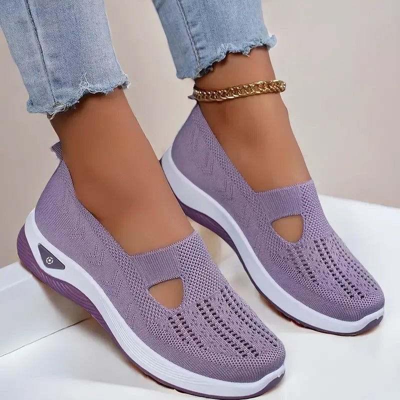 Mesh Flats Shoes Fashion Breathable Non - slip Soft Bottom Casual Shoes For Women - Bills Deals Women's clothing